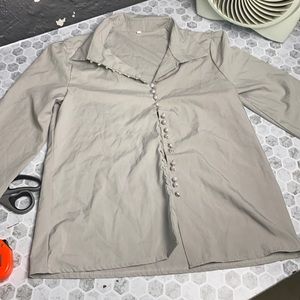 Medium Pearl Button Button Up Top